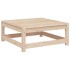 Juego de sofás de jardín 8 pzas madera maciza de