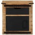 Mesita de noche madera maciza de mango 40x40x45