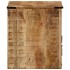 Mesita de noche madera maciza de mango 40x40x45