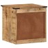 Mesita de noche madera maciza de mango 40x40x45