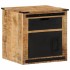 Mesita de noche madera maciza de mango 40x40x45