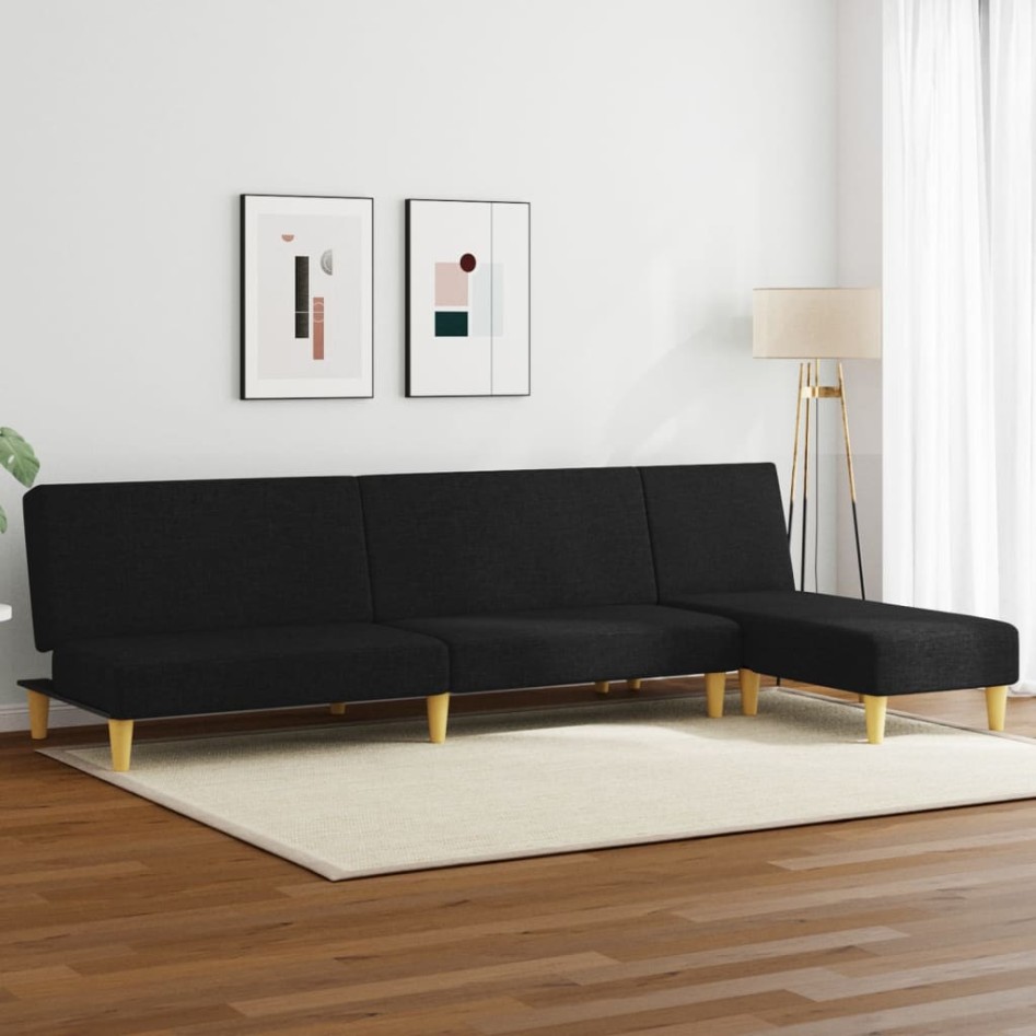 Juego de sofás 2 piezas tela