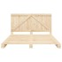 Estructura de cama con cabecero madera maciza de pino