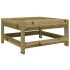 Juego de sofás de jardín 8 pzas madera de pino