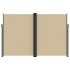 Toldo lateral retráctil beige 220x1200