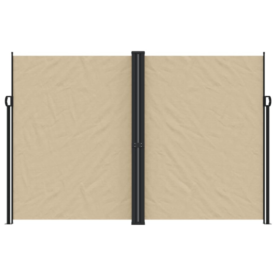 Toldo lateral retráctil beige 220x1200