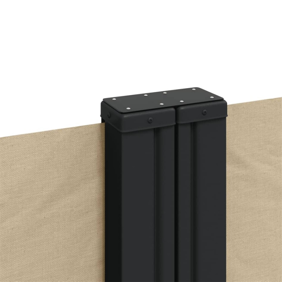 Toldo lateral retráctil beige 220x1200