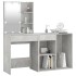 Tocador con LED y armario madera contrachapada gris