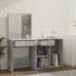 Tocador con LED y armario madera contrachapada gris