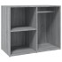 Tocador con LED y armario madera contrachapada gris