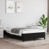 Estructura de cama sin colchón tela negro 120x190
