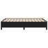 Estructura de cama sin colchón tela negro 120x190
