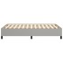 Estructura de cama sin colchón tela gris claro 120x190