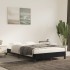 Estructura de cama sin colchón terciopelo negro 120x190