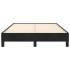 Estructura de cama sin colchón terciopelo negro 120x190