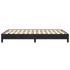 Estructura de cama sin colchón terciopelo negro 120x190