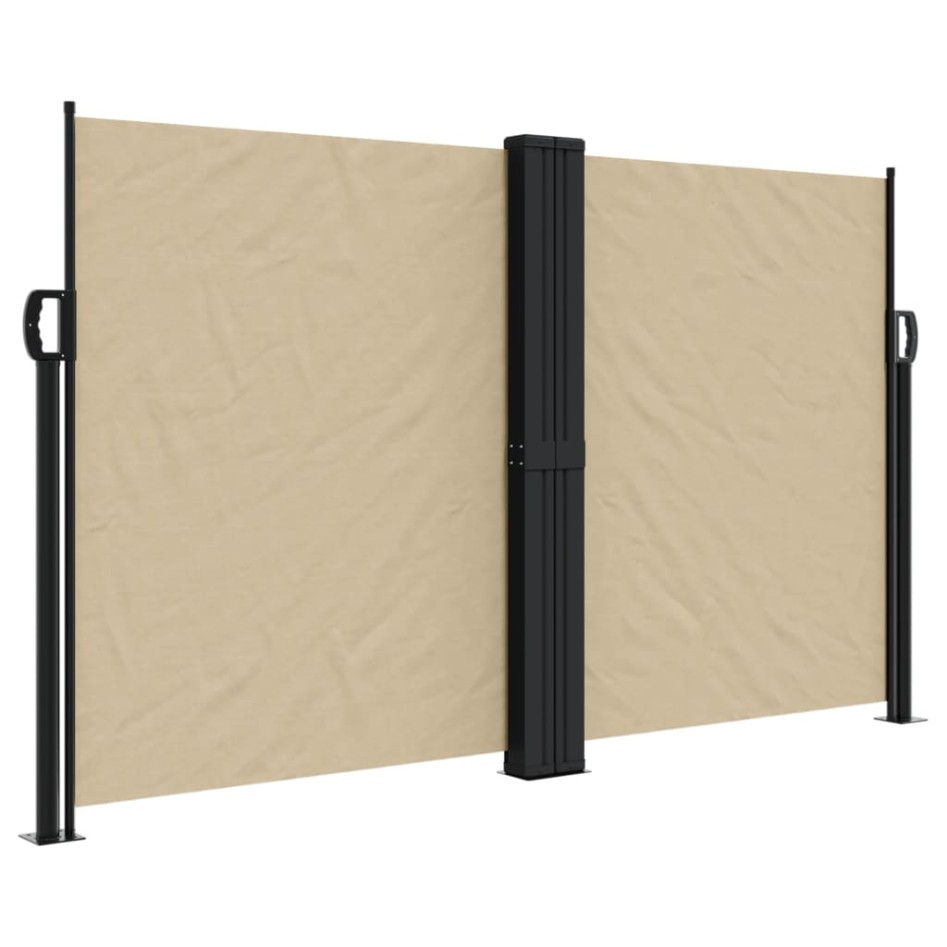 Toldo lateral retráctil beige 140x1000