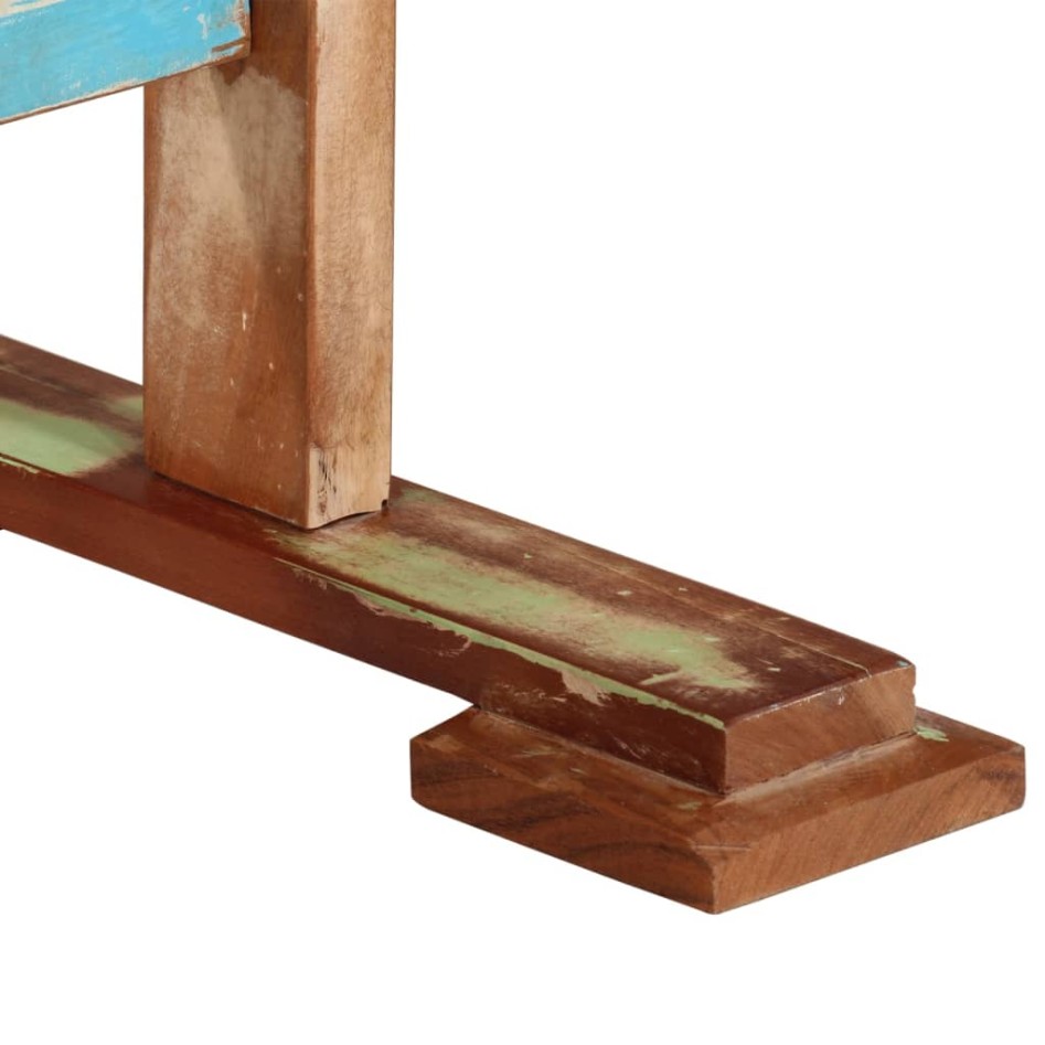 Mesa de comedor madera maciza reciclada 110x55x78