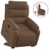 Sillón reclinable elevable de tela