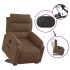 Sillón reclinable elevable de tela