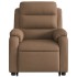 Sillón reclinable elevable de tela