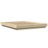 Estructura cama con luces LED madera roble Sonoma 160x200
