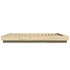 Estructura cama con luces LED madera roble Sonoma 160x200
