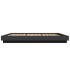Estructura cama con luces LED madera ingeniería negro