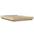 Estructura de cama madera de ingeniería roble Sonoma 135x190
