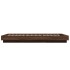 Estructura de cama madera de ingeniería roble marrón 75x190