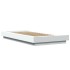 Estructura de cama madera de ingeniería blanca 75x190