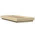 Estructura de cama madera de ingeniería roble Sonoma 100x200