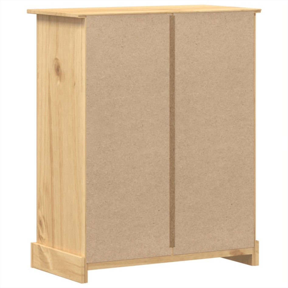Cómoda cajonera Corona madera maciza de pino 92x48x120