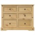 Cómoda cajonera Corona madera maciza de pino 112x48x91