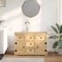 Aparador Corona madera maciza de pino 112x40x75