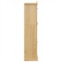 Armario con vitrina Corona madera maciza pino 99x43x187