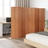Biombo divisor de bambú marrón 165x400