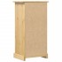 Mesita de noche Corona madera maciza de pino 53x39x103