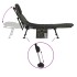 Tumbona de pesca patas para barro ajustables plegable