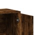 Aparador de madera de ingeniería 2 uds roble ahumado