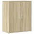 Aparador de madera de ingeniería 2 uds roble Sonoma 60x31x70