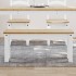 Banco de comedor Panama madera maciza pino blanco 105x30x45