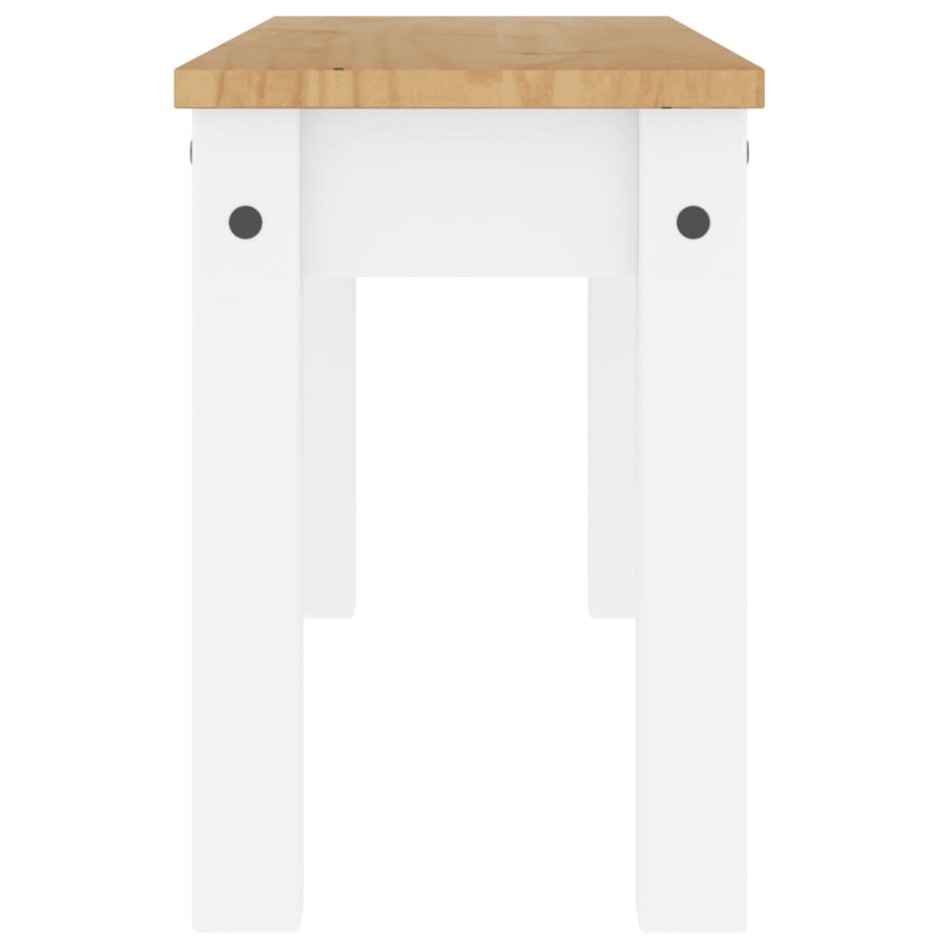 Banco de comedor Panama madera maciza pino blanco 105x30x45