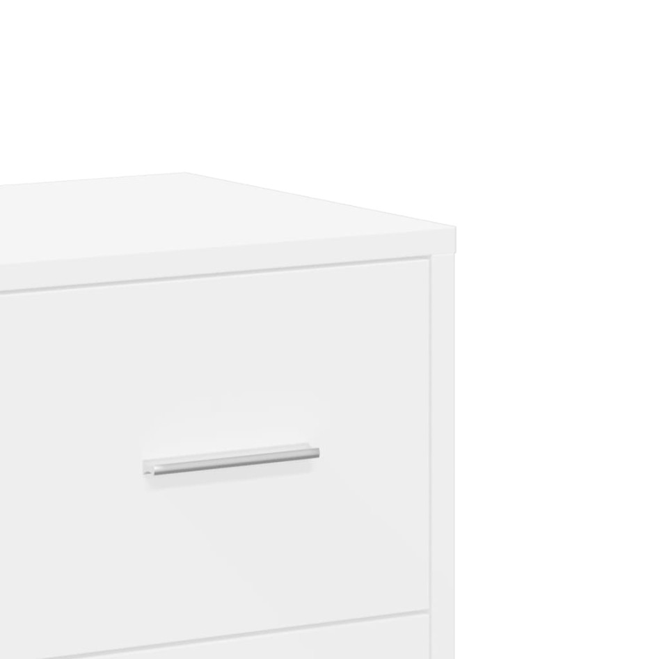 Aparadores 2 unidades madera de ingeniería blanco 60x31x84