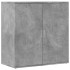 Aparadores 2 uds madera de ingeniería gris hormigón 79x38x80
