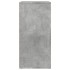 Aparadores 2 uds madera de ingeniería gris hormigón 79x38x80