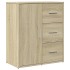 Aparador de madera de ingeniería 2 uds roble Sonoma 60x31x70