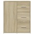 Aparador de madera de ingeniería 2 uds roble Sonoma 60x31x70