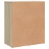 Aparador de madera de ingeniería 2 uds roble Sonoma 60x31x70