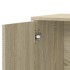 Aparador de madera de ingeniería 2 uds roble Sonoma 60x31x70